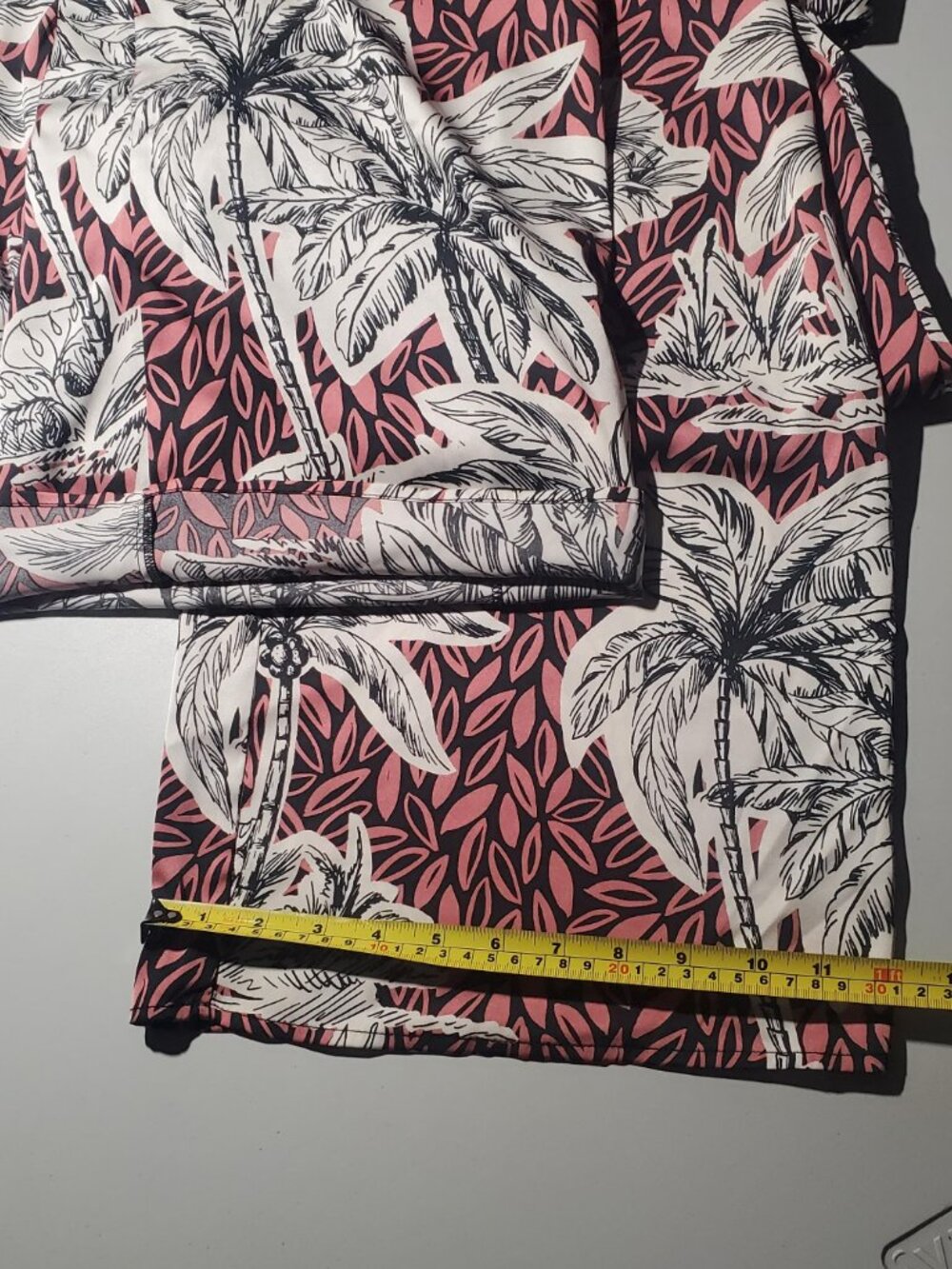 Rachel Zoe Palm Tree Print Halter Top & Pant Set Sz M - Picture 10 of 16